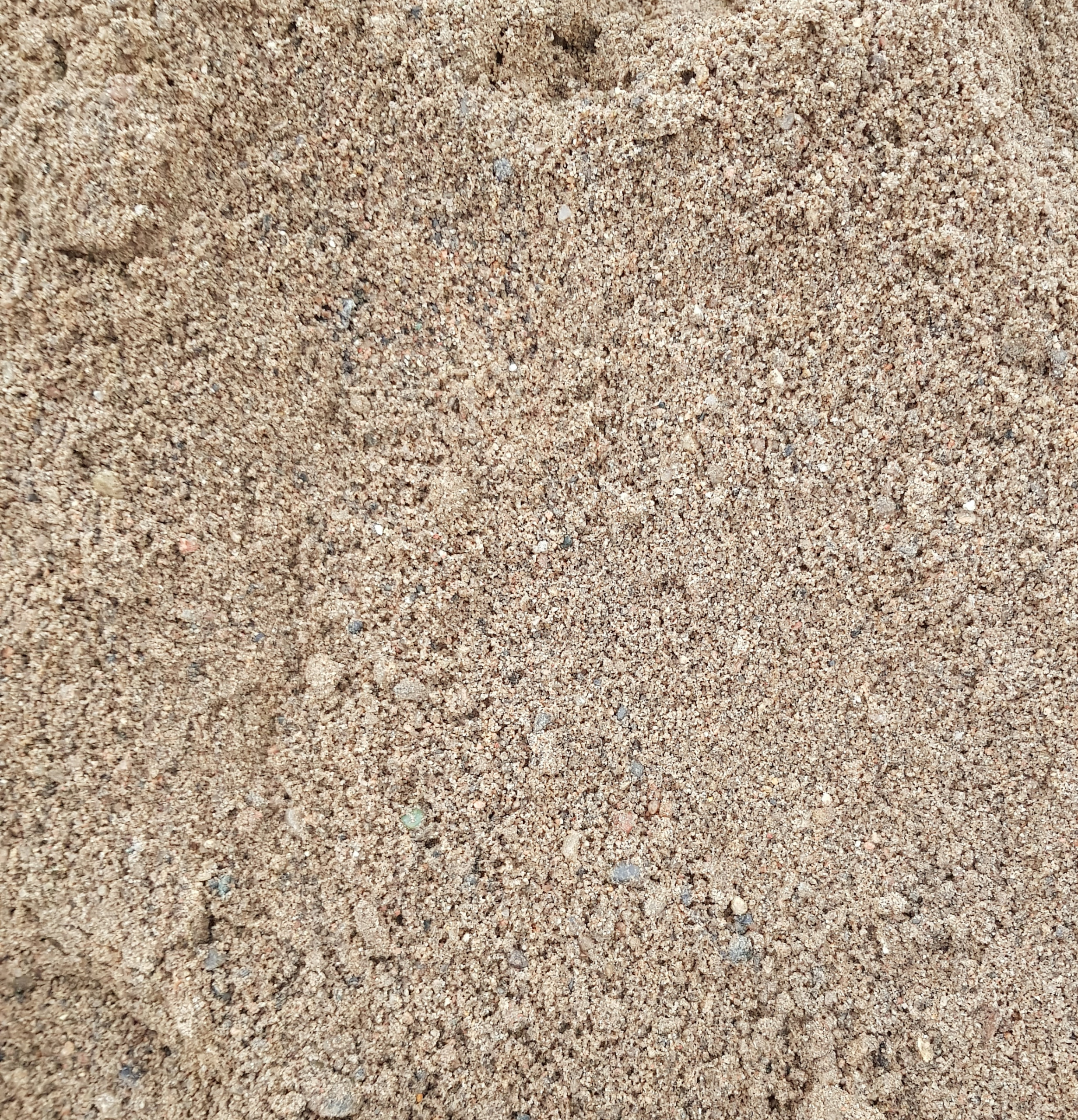Screened sand